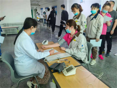 福山區福新街道社區衛生服務中心 上門職業健康體檢助力企業管理提升